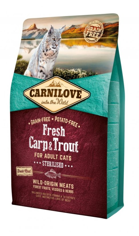 Carnilove Cat Fresh Carp & Trout Sterilised Adult 2 kg