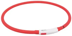 Obojek USB Visio Light 70cm červený