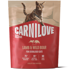 Carnilove Cat Active Lamb & Wild Boar Sterilised Adult 400 g
