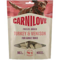 Carnilove Dog Freeze-Dried Turkey&Venison 60g