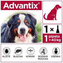 Advantix Spot On 1x6ml pro psy 40-60 kg (EXP: 1/2026)