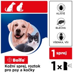 Bolfo sprej pro psy a kočky 250 ml