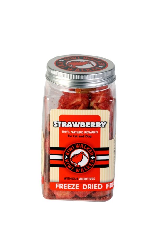 Kiwi Walker mrazem sušené jahody 25 g Kiwi Walker mrazem sušené jahody 25 g