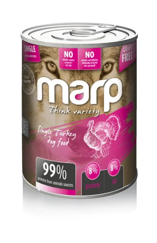 Marp Variety Single krůta konzerva pro psy 400 g Marp Variety Single krůta konzerva pro psy 400 g