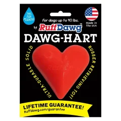 Ruff Dawg nezničitelná hračka pro psy srdce 7,6 cm