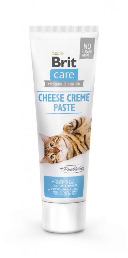 Brit Care Cat Paste Cheese Creme With Prebiotics 100 g Brit Care Cat Paste Cheese Creme With Prebiotics 100 g