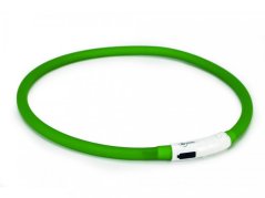 Obojek USB Visio Light 70cm zelený
