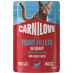 Carnilove Cat Pouch Gravy Trout with Echinacea 85 g
