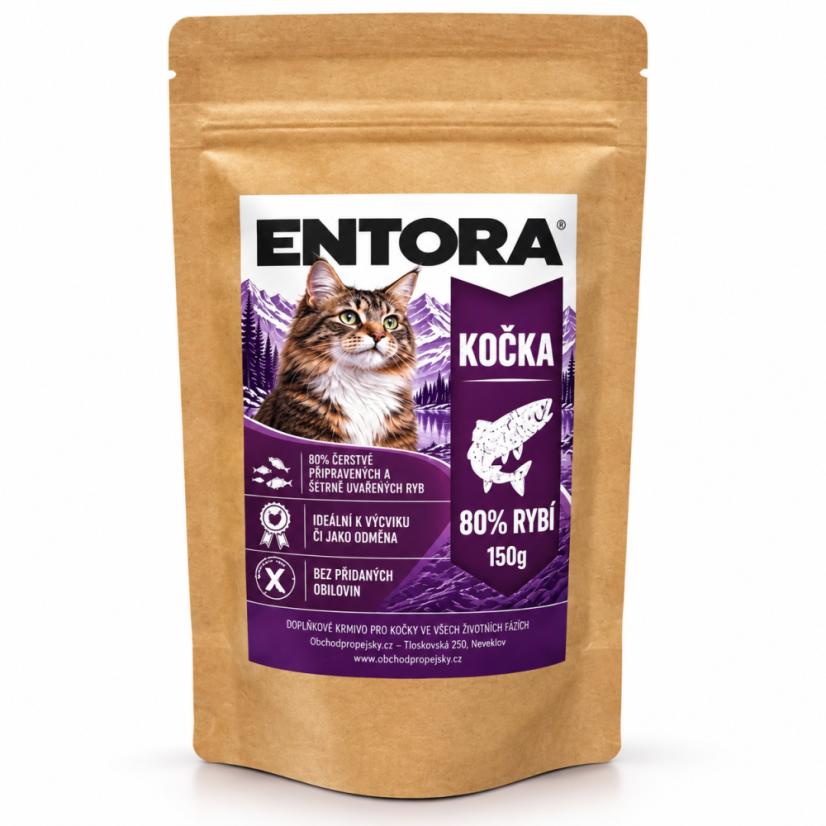 Entora - rybí pamlsky pro kočky 150 g