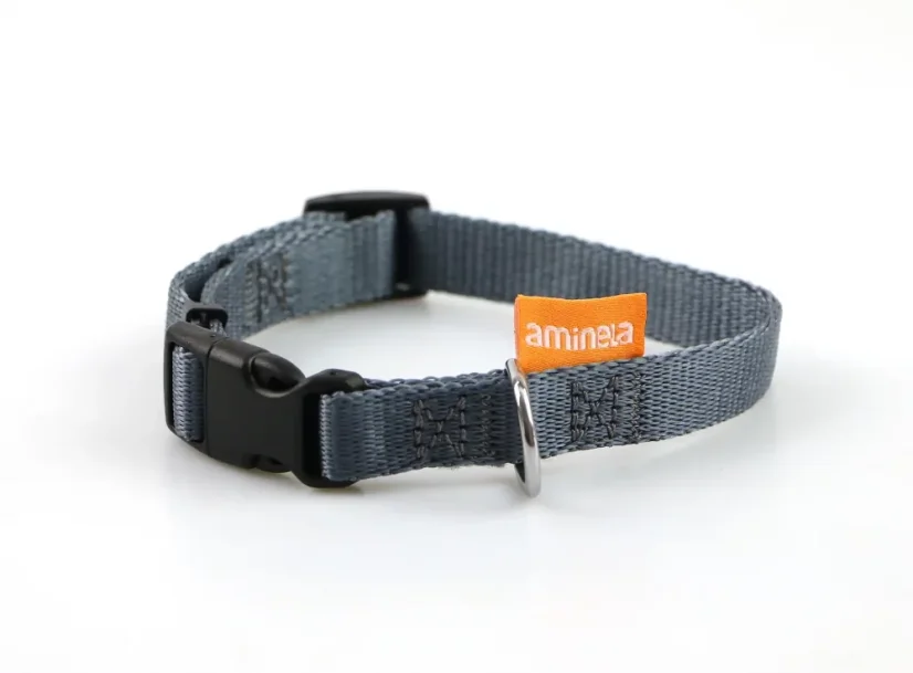 Aminela obojek 35-55cm šedý