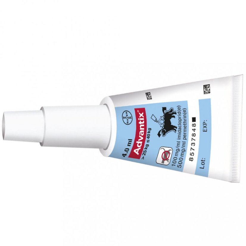 Advantix spot-on 1x4 ml pro psy 25-40 kg