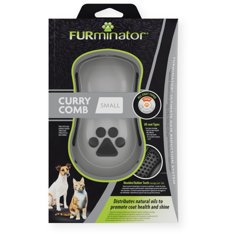 Furminator hřeben Curry Comb Small pro kočky, malé psy