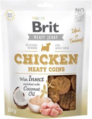 Brit Jerky Chicken with Insect Meaty Coins 200g