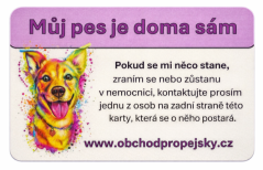 Bezpečnostní karta pro pejskaře