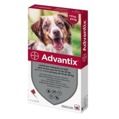 Advantix spot-on 1x2,5 ml pro psy 10-25 kg